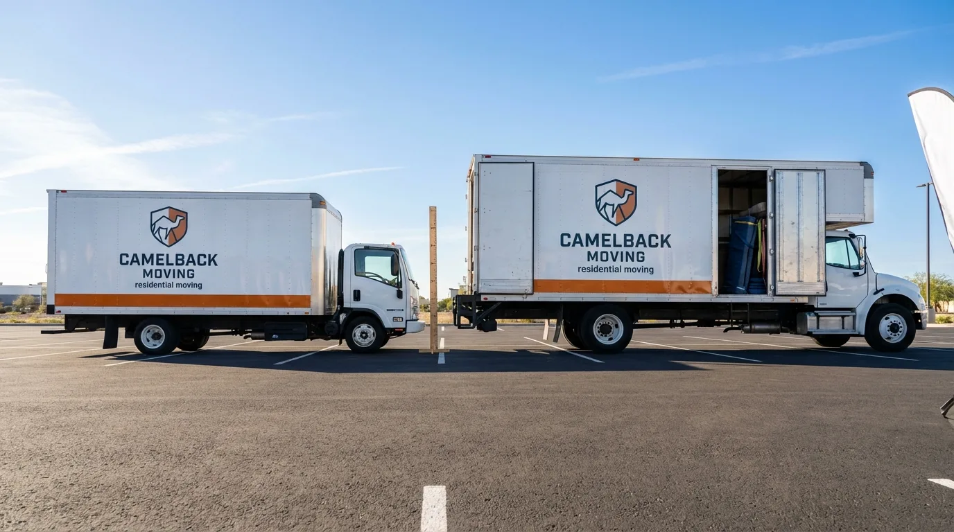 Moving truck size capacity guide in Leavenworth